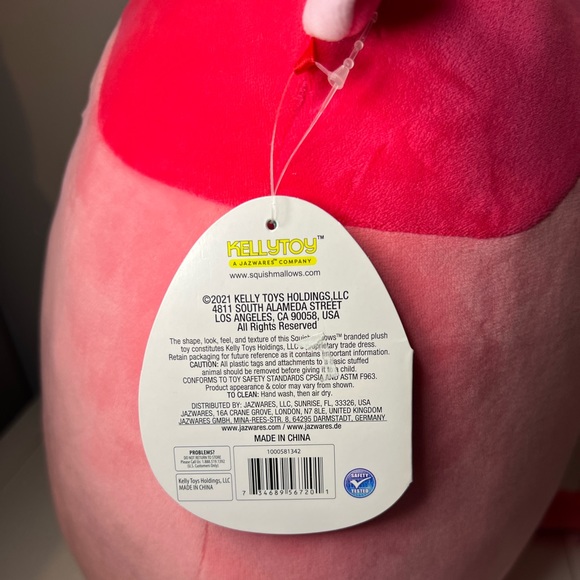 12” Calynda the Strawberry 🍓 Cow Squishmallow - Picture 5 of 10